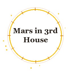 Mars in 3rd House